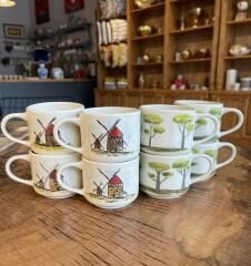 Yel Değirmeni Espresso Fincan Küçük