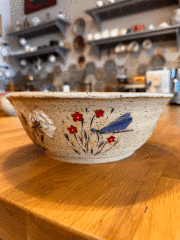 Çiçekli Bahar Kase Benekli